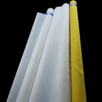 Silk Screen Printing Mesh, 100/110/120/140/160/180/200/250/300Mesh, White Yellow for Screen Printing Machine Equipment Accessories, Filter Painting, Polyester Fabric (140M/55T White)