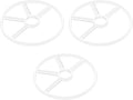 3 Pcs Diverter Spider Gasket Compatible with Waterway 711-1910B/806105211439, Fit for Carefree, Clearwater, TWM Sand Filters Models WVS002 & WVS003 1.5-inch Top Mount Pool Sand Filters Multiport Valve