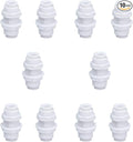 1/4" Bulkhead for Reverse Osmosis Water Filter,NSF Certified Plastic Push to Connect RO Fittings(pack 10)