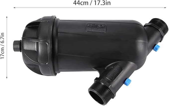 Agricultural Farm Y Type Mesh Filter Gardening Drip Irrigation Filtration Equipment 2in DN50 MNPT for Greenhouse Agricultural Garden Irrigation (Large (Overweight))