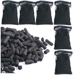 Wave Point 20 lbs (5 lbs x 4) Premium Virgin Activated Carbon Charcoal Pellets in Media Bags for Aquarium Fish Tank Koi Pond Reef Filter Media, Air Filter & AC, Total 20 lbs (4 Bags), 3.4 Gallon