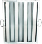 Soro Essentials- 16" W x 20" H Stainless Steel Commercial Kitchen Hood Filter with Handles- Hood Filters Range Hood Filter Range Hood Baffle Grease Filter for Restaurant Kitchen Exhaust Hoods
