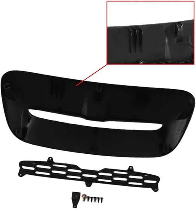 51132756095 51132757694 51232752275 Compatible For Mini And Cooper S R55 R56 R57 R58 R59 2007-2013 Hood Air Intake Vent Scoop Kit(Glossy Black)