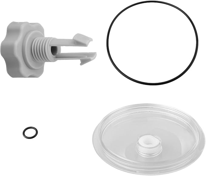 FABULETTA SF80110-1 Leaf Trap Cover Lid with O-Ring and Valve for Intex 12 Inch Sand Filter Pump Pool Equipment Replacement Parts
