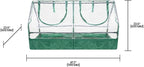 Zenport SH3212A+BTP Garden Raised Bed and Cold Frame Greenhouse Cloche - 3 Pack