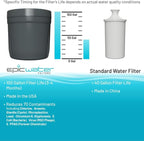 Epic Water Filters REPLACEMENT FILTER for Epic Nano XP Water Filter Pitcher or Dispenser. Nanofiltration Removes Bacteria, Virus, Cyst, Lead, Chromium 6, PFOS, PFOA, Heavy Metals, Pesticides