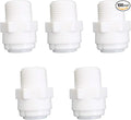 YZM Tube Quick Connector fittings Water Purifiers Filters Reverse Osmosis Systems accessories set of 5 (straight,3/8" Male x 3/8" OD tube)