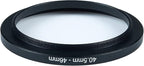 40.5mm to 46mm Step-Up Ring Filter Adapter for All Brands UV ND CPL Metal Ring Step-Up Rings Adapter Filter (40.5mm-46mm)