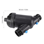 Gardening Filter Irrigation Filter Y Type Mesh Drip Irrigation Filtration Equipment for Greenhouse Agricultural Farm Garden Plastic MNPT 2in DN50 120mesh (Small)