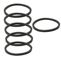 6PCS 56mm (2.2") Narrow Edge Rubber Sealing Gaskets - Leak-Proof Washers for Kitchen Sink Drain, Waste Pipe & Flat Sliding Joints
