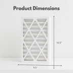 Nispira 5-Micron 3410 Outer Air Filter Replacement Compatible with WEN 3410 / POWERTEC AF4000 / Shop Fox W1830 / Grizzly G0738 Air Filtration System Part 90243-027-2, 4 Packs
