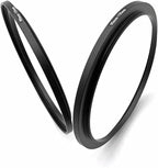 Metal Step Up Ring, 95mm to 105mm 95-105mm Step Rings 2 Pieces Step-Up Lens Adapter Ring for Canon Nikon Sony Camera Lens LingoFoto
