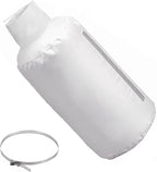 30 Micron Dust Collector Bag with Clamp, 4'' Universal Vacuum Filter Bag for Table Saw, Planer, Woodworking Tools - Fits DEWALT DW735, DW734, Grizzly, Delta, Shop Fox, Rockler & Most Dust Collectors