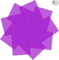 Lystaii 9pcs Halloween Gel Light Filter Color Correction Colored Overlays Transparent Color Film Lighting Gel Filter Plastic Sheets Correction 11.7 by 8.3 Inches for Film, Video, Photo, Stage (Purple)