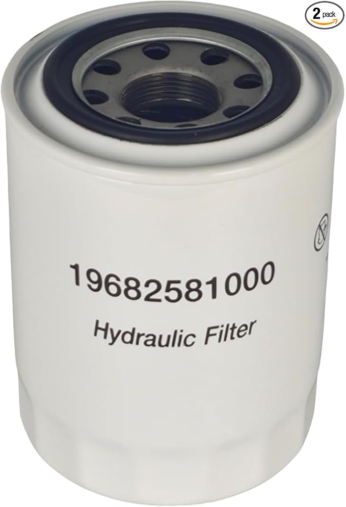 Hydraulic Filter 19682581000 Compatible with Mahindra Max 22 24 25 26 28 XLT Gear 1526 1533 1538 HST 4WD T4 1626 1635 1640 1815 1816 2015 2216 2415 2516 2615 2815 2816 3015 3016 3215 Tractor (2)