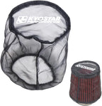 KYOSTAR Universal Air Filter Cover for Car Cold Air Intake Systems, Flexible Air Filter Sock for Cone High Flow Air Filter, Dustproof Washable High-Flow Air Cleaner Wrap, 5.9" Height & 6.1" Diameter.