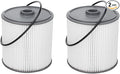 2 PCS AULDAY Fuel Filter Fits for Ram 2500 3500 4500 5500 6.7L 2019 2020 2021 2022 Diesel Engine For Ram 1500 2020 3.0L V6 Eco Diesel Frame Chassis Mounted OE# 68436631AA PF46152