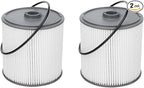 2 PCS AULDAY Fuel Filter Fits for Ram 2500 3500 4500 5500 6.7L 2019 2020 2021 2022 Diesel Engine For Ram 1500 2020 3.0L V6 Eco Diesel Frame Chassis Mounted OE# 68436631AA PF46152