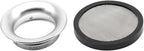 Carburetor Carb Velocity Stack Air Filter Cleaner Modified Trumpet Aluminum Alloy with Sponge Filter Steel Mesh for PWK32-34mm Short Style Fast Intake Suggest for Small Displacement (Silver, 55mm)