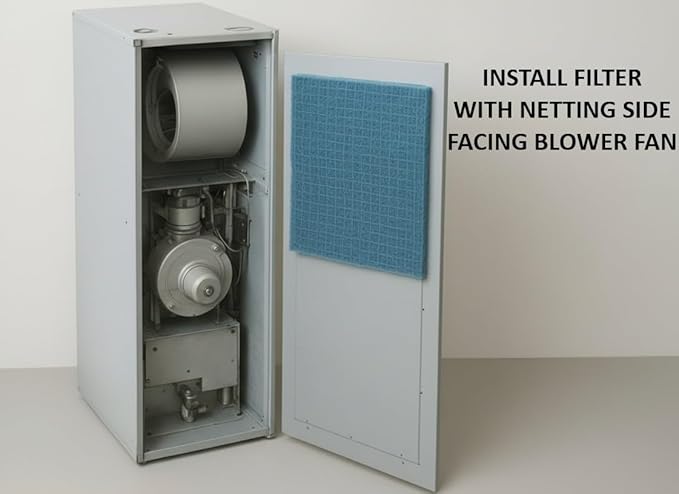Natural Fiber Hog Hair Furnace Door Filter for Mobile, Manufactured and Modular Homes (16 x 20)