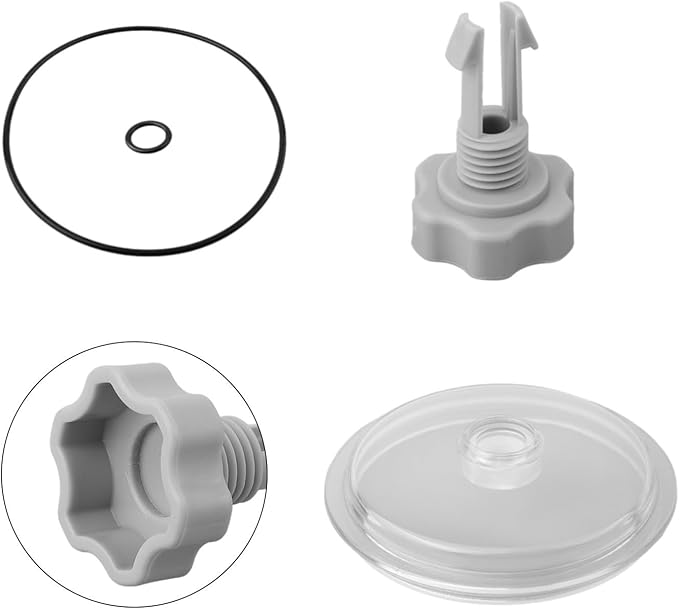 FABULETTA SF80110-1 Leaf Trap Cover Lid with O-Ring and Valve for Intex 12 Inch Sand Filter Pump Pool Equipment Replacement Parts