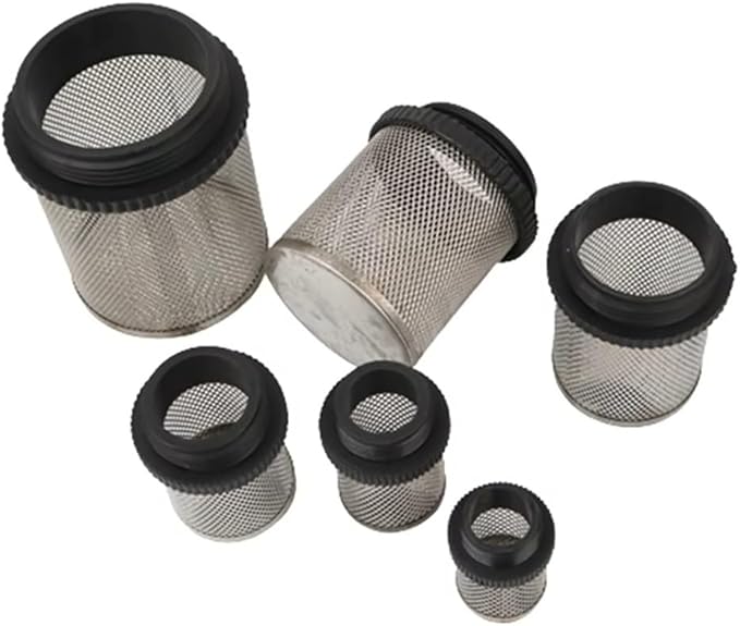 Durable 304 Stainless Steel Water Filter Screen - 1/2" to 2" External Thread for Aquariums, Ponds, Hydroponics(10Pcsx3/4In)
