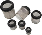 Durable 304 Stainless Steel Water Filter Screen - 1/2" to 2" External Thread for Aquariums, Ponds, Hydroponics(10Pcsx1In)