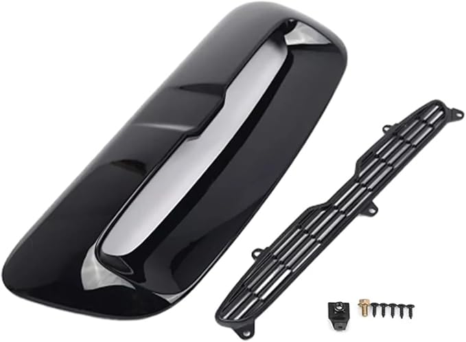 51132756095 51132757694 51232752275 Compatible For Mini And Cooper S R55 R56 R57 R58 R59 2007-2013 Hood Air Intake Vent Scoop Kit(Glossy Black)