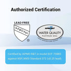 Filterlogic NSF/ANSI 372 Certified Fluoride Water Filter, Replacement for Berkey® PF-2® Fluoride Filter, Berkey® Gravity Filtration