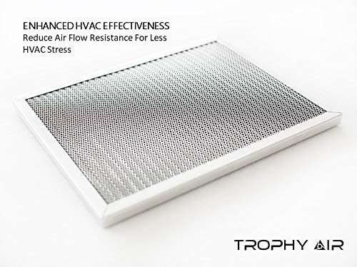 Washable Electrostatic HVAC Furnace Air Filter, Lasts a Lifetime, 6 Stage Permanent Air Filter, Healthier Home or Office, Made in The USA - Increases Airflow (14x24x1)