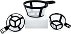 1/3/5/10pcs Coffee Filter Reusable Nylon Coffee Pot Filter Portable Basket Cup Style Environmental Protection Mesh Coffee Tools(1pcs)