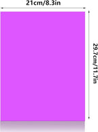 Lystaii 9pcs Halloween Gel Light Filter Color Correction Colored Overlays Transparent Color Film Lighting Gel Filter Plastic Sheets Correction 11.7 by 8.3 Inches for Film, Video, Photo, Stage (Purple)