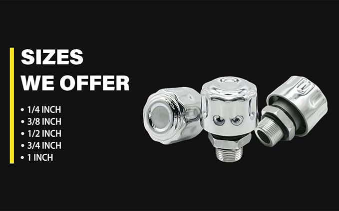2-Pack 1/4" NPT Breather Caps with 40 Micron Filtration | Heavy-Duty Carbon Steel & Aluminum Alloy Hydraulic Vent Caps | For Gearboxes, Coolant Tanks, Excavators, Trucks