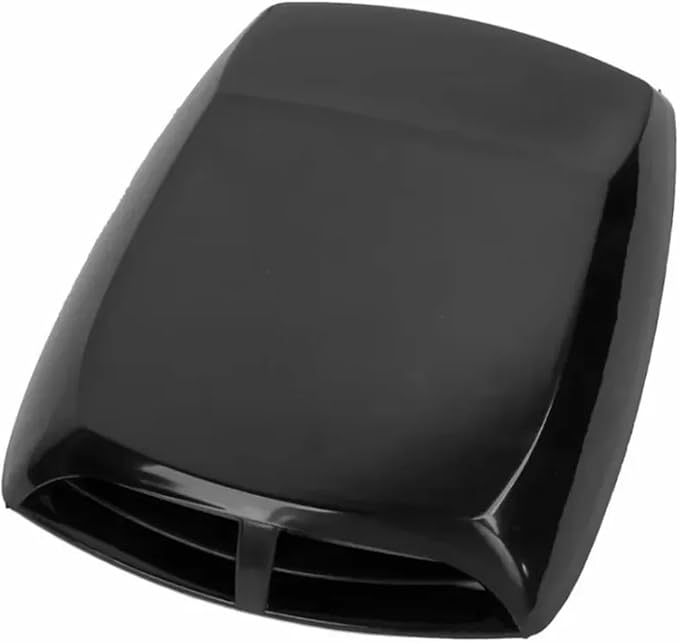 Decorative Hood Scoop Air Intake Flow Vent Black Carbon Universal Car Decoration Accessories Turbo Bonnet Cover(Carbon Color)