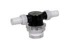Inline Milker Filter, Clear Plastic Housing with White Connectors, for Milking Machines Portable or Fixed. (1Pc)