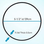 151122 Water Filter o-Ring for Pentek Big Blue Water Filter O-Ring 151122-27, 01019189，151122-03 Size 5.5" Buna-N (5-Pack)