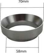Rattleware Aluminum Magnetic Dosing Ring, 58mm - Ideal for Baristas, Essential Addition to Portafilters, Perfect for Waste and Mess Reduction
