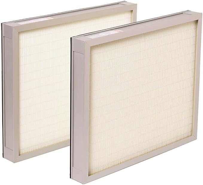 BlueDri Air Scrubber Stage 2 HEPA Filter for Air Purifiers Negative Air Machine, Water Damage Restoration Equipment, Mold Remediation, Construction Debris (2-Pack)