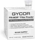 FRI-MOR™ Commercial Deep Fryer Oil Filter Powder – Oil Saver & Extender, 2X Oil-Life, 50% Cost Savings, Removes Odors & Burnt Flavors, For Restaurants & Food Trucks, 12 lb (90-Day Supply), Made in USA