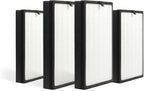PuroAir 400 Replacement Filter - HEPA Filters up to 99.9% of Smoke, Pollen, Dust and Common Household Pollutants - HEPA Air Filter Replacement for PuroAir 400 Air Purifier (4 Pack)
