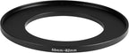 55-82mm Metal Step-Up/Down Ring Adapter Compatible with Mirrorless Cameras DSLR Lens, UV CPL ND Filter Thread Converter, Black