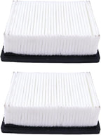 2PCS Dust Panel Filter 1037821 370113 370114 Compatible with Tennant/Nobles Speed Scrub Rider, Strive Rider, 515, 5680, 5700, 5700EE, 5700XP, 8010, R14, T7, T7AMR, T12-2.3 x 4.5 x 6.4 in