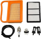 Air Filter for TS410 TS420 TS480 TS500 Concrete Cut-Off Saws, Includes Pre Filter, Fuel Filter, Spark Plug, for Primer, and Fuel Line