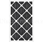 AIRX FILTERS WICKED CLEAN AIR. ODOR 14x24x1 MERV 7 Carbon Pleated Air Filter - Made in the USA - Box of 6