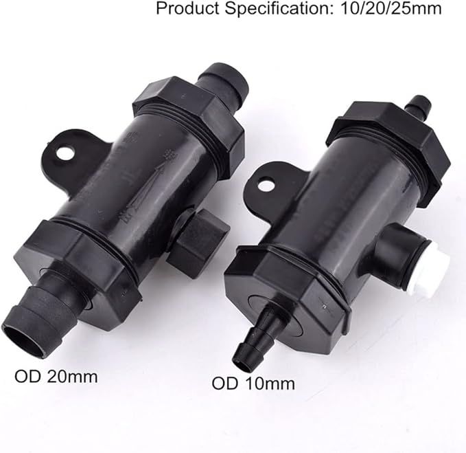 Agricultural pump filter,precision,10/20/25mm Pagoda Hose Filter, Sprayer Car Washing Strainer, Garden Irrigation Fittings, Aquarium Fish Tank Soft Water Pipe Filters, 1pcs(Od 10mm)