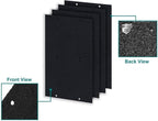 Whirlpool 817600 Genuine Charcoal Pre-Filter - Whishield Activated Replacement Fit Air Purifier Portable Tower WPT60, Medium 4 Pack