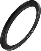 62mm to 72mm Step Up Ring Filter Adapter Black Metal Step up Adapter Rings Compatible with All Brand UV CPL ND Camera Lens Filter Step Down Ring (62mm-72mm)