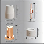 120PCS Extended PT-31 Plasma cutter Consumables,PT31 Plasma Torch Cutting Consumables