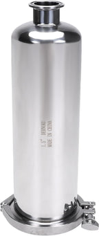 DERNORD 1.5 Inch Tri-Clamp Filter - SS304 Sanitary Fittings Inline Straight Strainer with 200 Mesh Stainless Screen