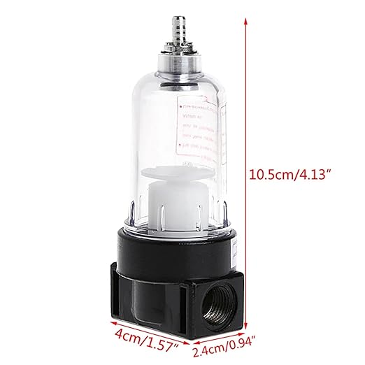 Air Processor AF2000 air Oil Water Separator air Compressor Spray Paint air Gun Filter Single Component Drainage(AF2000 BLUE6mm)